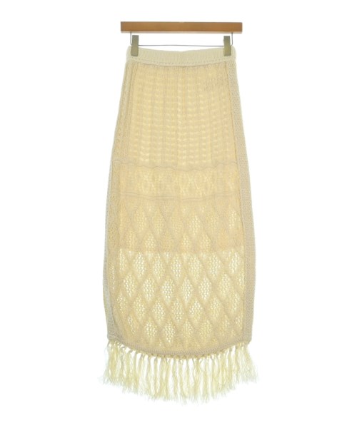 PUBLIC TOKYO(パブリック　トウキョウ)ロング・マキシ丈スカート 黄 サイズ:F/2200633598051