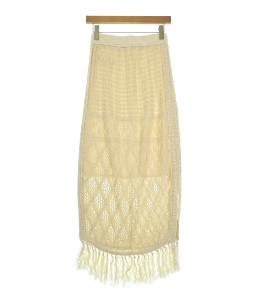 PUBLIC TOKYO（パブリック　トウキョウ）ロング・マキシ丈スカート 黄 サイズ:F レディース/2200633598051