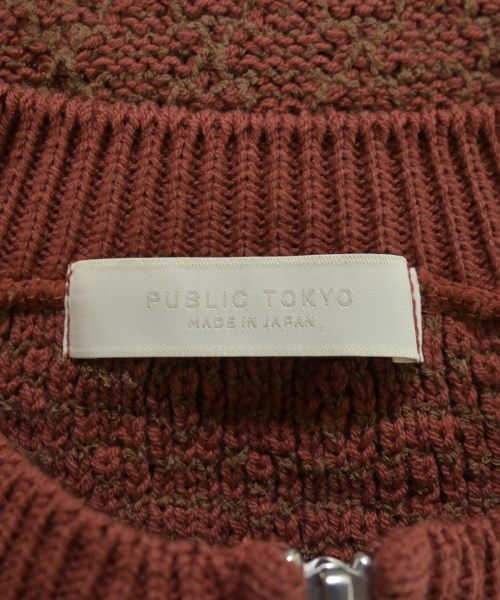 PUBLIC TOKYO（パブリック　トウキョウ）カーディガン 茶 サイズ:F レディース/2200647072028