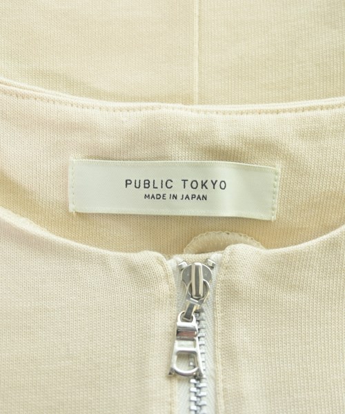PUBLIC TOKYO（パブリック　トウキョウ）Tシャツ・カットソー ベージュ サイズ:F レディース/2200650596047