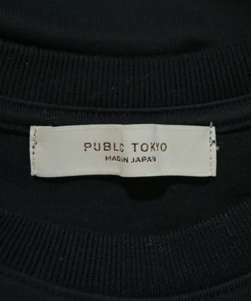 PUBLIC TOKYO（パブリック　トウキョウ）Tシャツ・カットソー 黒 サイズ:F レディース/2200648686040