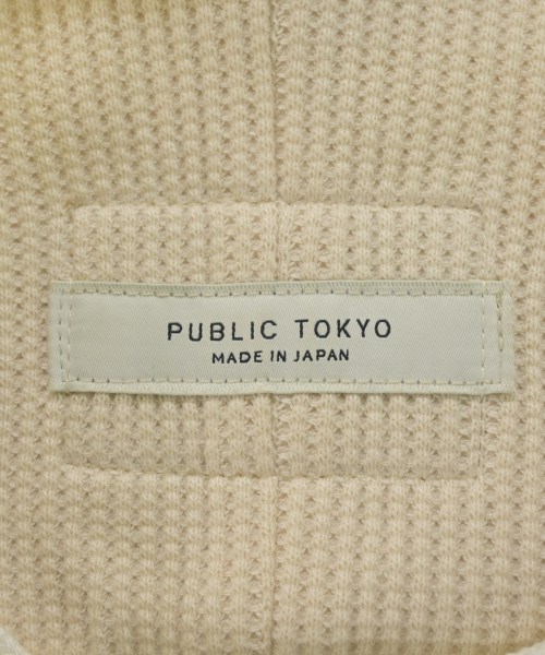 PUBLIC TOKYO（パブリック　トウキョウ）Tシャツ・カットソー ベージュ サイズ:F レディース/2200703677068