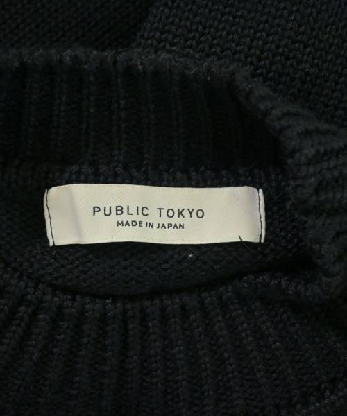 PUBLIC TOKYO（パブリック　トウキョウ）ニット・セーター 黒 サイズ:F レディース/2200710280039