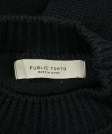 PUBLIC TOKYO（パブリック　トウキョウ）ニット・セーター 黒 サイズ:F レディース/2200710280039