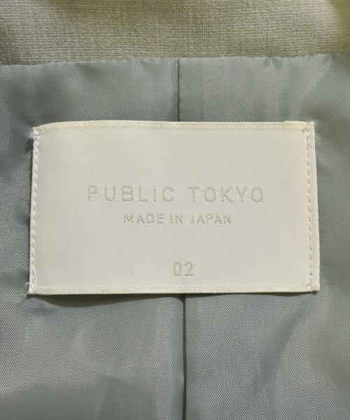 PUBLIC TOKYO（パブリック　トウキョウ）テーラードジャケット ベージュ サイズ:2(M位) レディース/2200657581060
