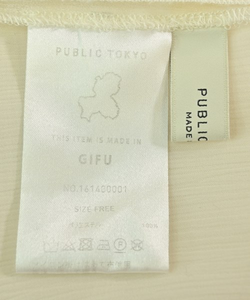 PUBLIC TOKYO（パブリック　トウキョウ）ブラウス 白 サイズ:F レディース/2200664463021