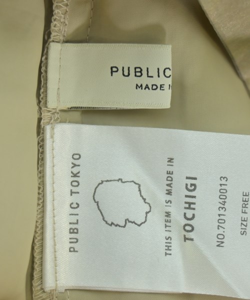 PUBLIC TOKYO（パブリック　トウキョウ）その他 ベージュ サイズ:F レディース/2200669264074