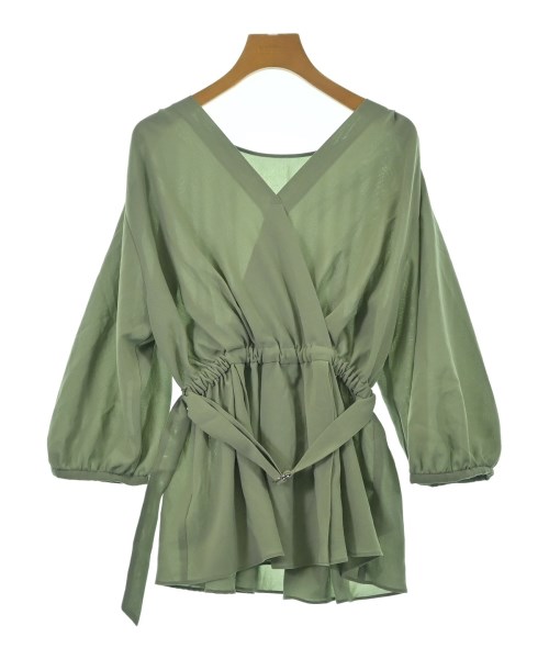 PUBLIC TOKYO(パブリック　トウキョウ)ブラウス 緑 サイズ:F/2200671757076