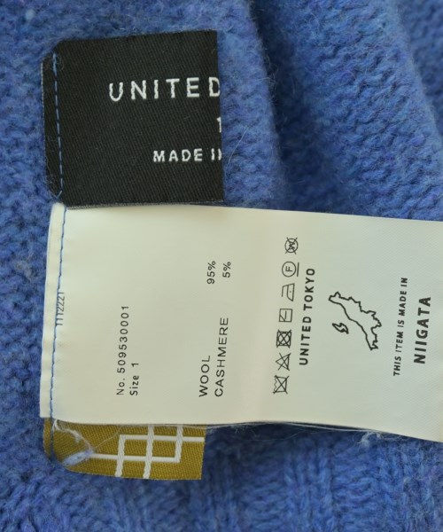UNITED TOKYO（ユナイテッドトウキョウ）ニット・セーター 青 サイズ:1(S位) レディース/2200722665138