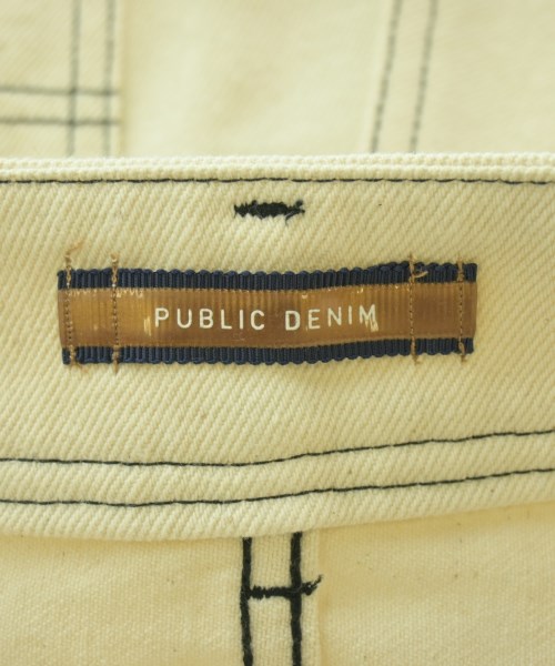PUBLIC TOKYO（パブリック　トウキョウ）デニムパンツ 白 サイズ:3(L位) レディース/2200734001023