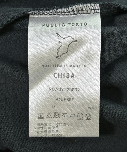 PUBLIC TOKYO（パブリック　トウキョウ）Tシャツ・カットソー グレー サイズ:F レディース/2200720663037