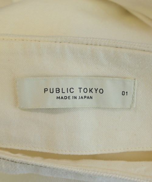 PUBLIC TOKYO（パブリック　トウキョウ）ひざ丈スカート 白 サイズ:1(S位) レディース/2200725578039