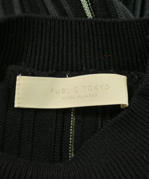 PUBLIC TOKYO（パブリック　トウキョウ）ニット・セーター 黒 サイズ:F レディース/2200675654012