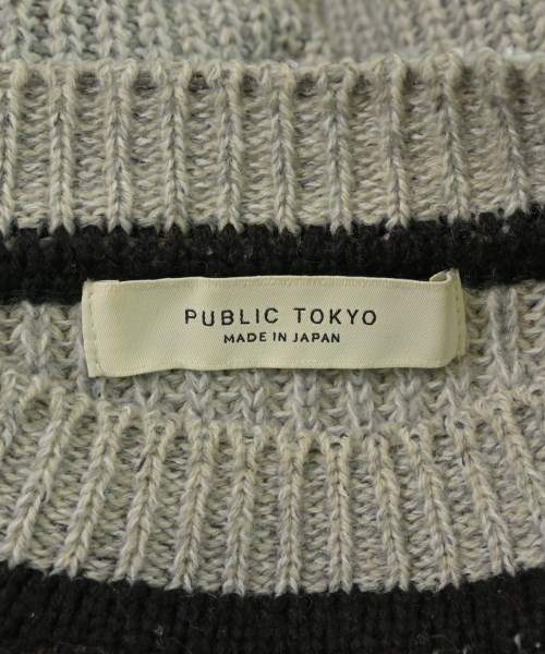 PUBLIC TOKYO（パブリック　トウキョウ）ニット・セーター グレー サイズ:F レディース/2200675654029