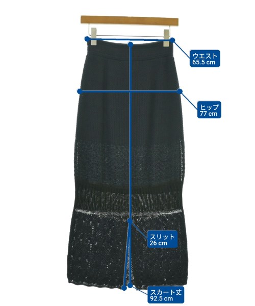 PUBLIC TOKYO（パブリック　トウキョウ）ロング・マキシ丈スカート 紺 サイズ:F レディース/2200676938036