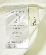 PUBLIC TOKYO（パブリック　トウキョウ）Tシャツ・カットソー 白 サイズ:2(M位) レディース/2200684143019