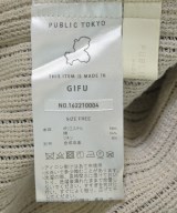 PUBLIC TOKYO（パブリック　トウキョウ）ワンピース ベージュ サイズ:F レディース/2200685440025