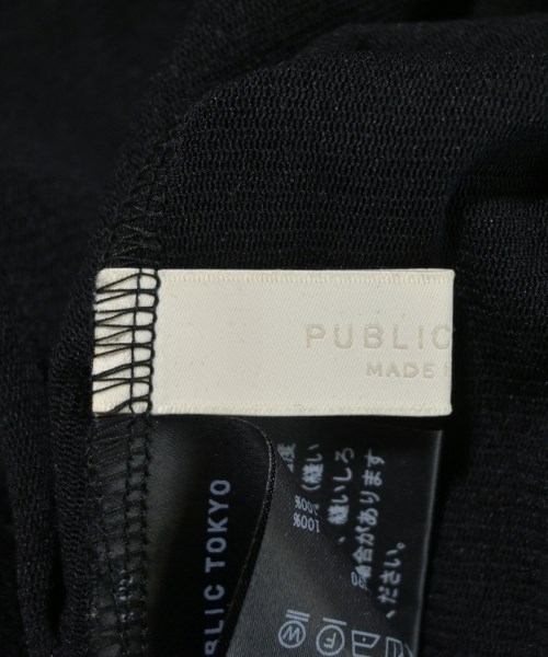 PUBLIC TOKYO（パブリック　トウキョウ）Tシャツ・カットソー 黒 サイズ:F レディース/2200679498094