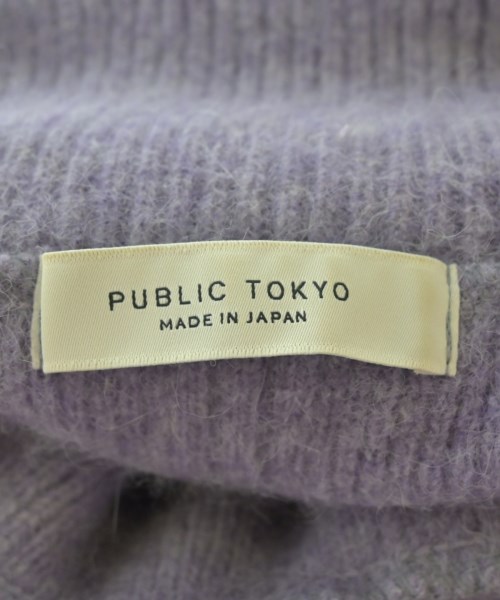 PUBLIC TOKYO（パブリック　トウキョウ）ニット・セーター 紫 サイズ:F レディース/2200680030238