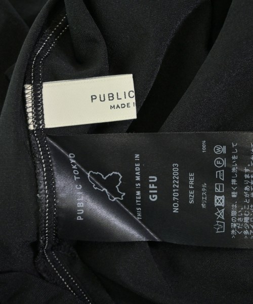 PUBLIC TOKYO（パブリック　トウキョウ）カジュアルシャツ 黒 サイズ:F レディース/2200693300083
