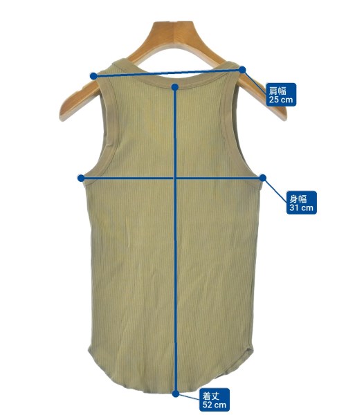 SLOBE IENA Fi.M（スローブイエナ　フィム）タンクトップ カーキ サイズ:F レディース/2200613810128