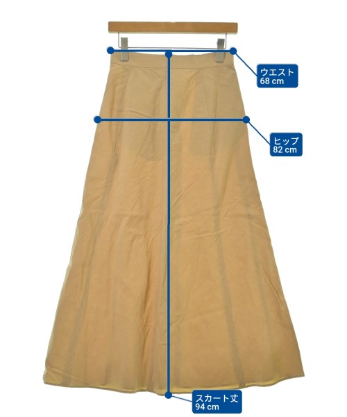 SLOBE IENA Fi.M（スローブイエナ　フィム）ロング・マキシ丈スカート ベージュ サイズ:36(S位) レディース/2200645916065