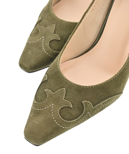 EIZO（エイゾー）パンプス カーキ サイズ:23.5cm レディース/2200668601030