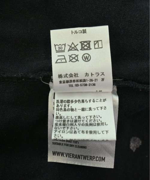 VIER ANTWERP（ヴィーアアントワープ）Tシャツ・カットソー 黒 サイズ:XXL メンズ/2200516856193