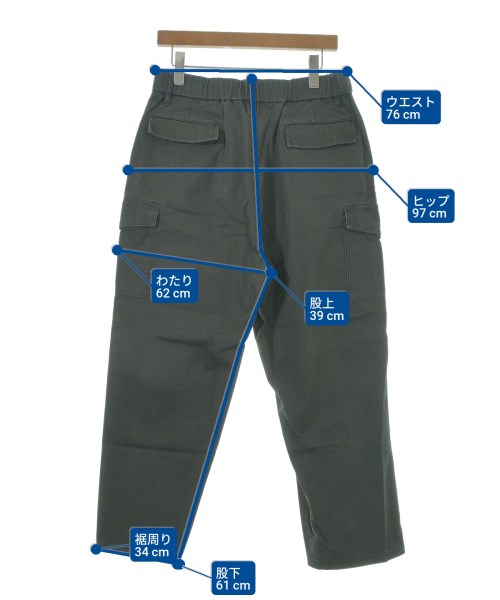 LA MOND（ラモンド）カーゴパンツ グレー サイズ:3(L位) メンズ/2200643523067