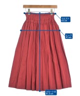 MARMARI（マルマリ）ロング・マキシ丈スカート 赤 サイズ:-(S位) レディース/2200653811338