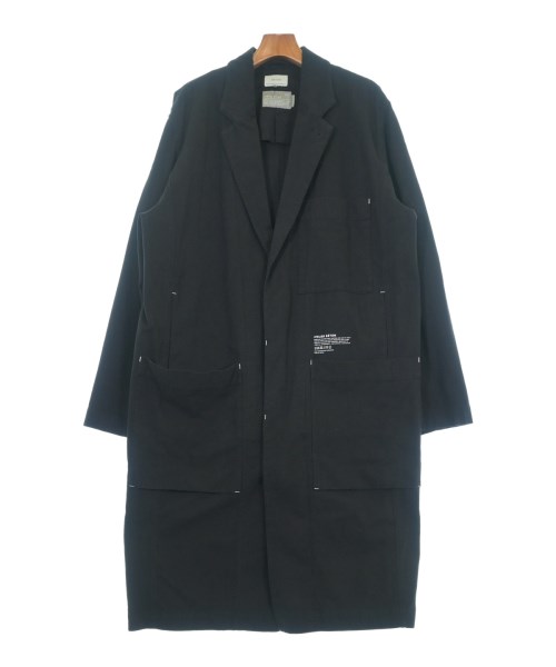 ATELIER BETON(アトリエベトン)チェスターコート 黒 サイズ:4(XL位)/2200670713011