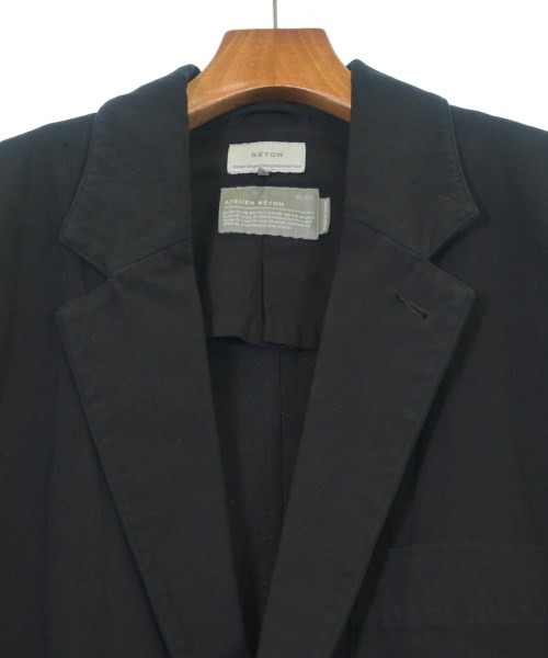 ATELIER BETON（アトリエベトン）チェスターコート 黒 サイズ:4(XL位) メンズ/2200670713011