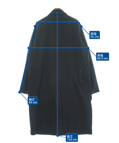 ATELIER BETON（アトリエベトン）チェスターコート 黒 サイズ:4(XL位) メンズ/2200670713011