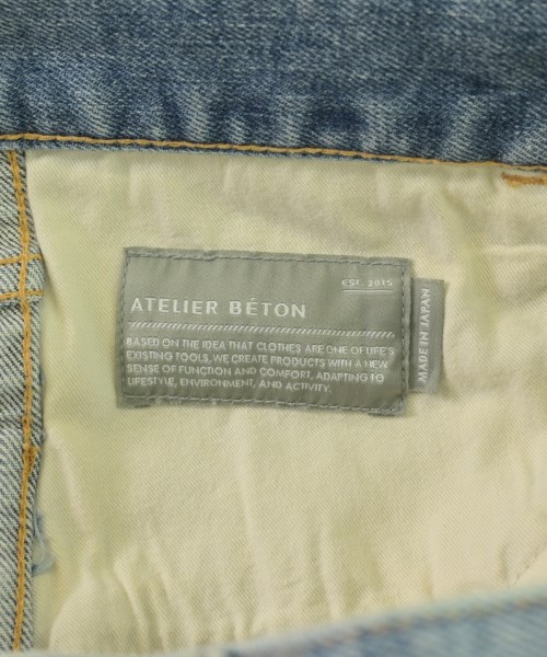 ATELIER BETON（アトリエベトン）デニムパンツ 青 サイズ:32(L位) メンズ/2200708178010
