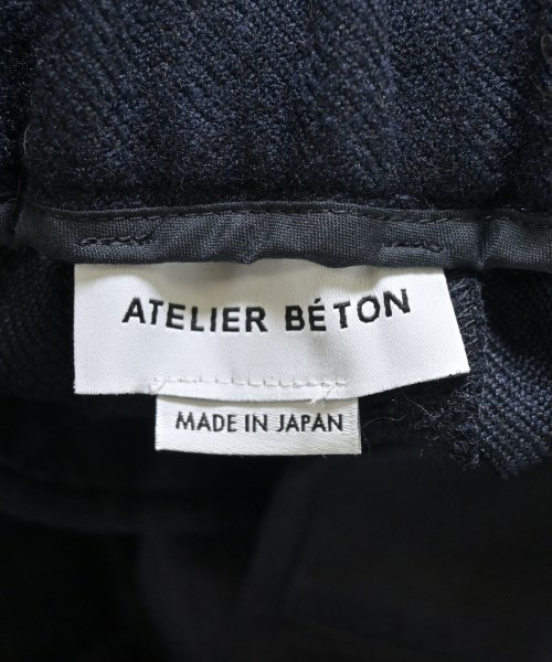 ATELIER BETON（アトリエベトン）クロップドパンツ 紺 サイズ:4(XL位) メンズ/2200715086698