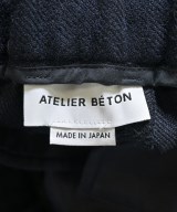 ATELIER BETON（アトリエベトン）クロップドパンツ 紺 サイズ:4(XL位) メンズ/2200715086698