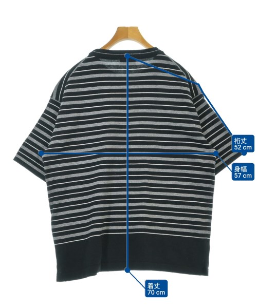 ATELIER BETON（アトリエベトン）Tシャツ・カットソー 黒 サイズ:3(L位) メンズ/2200647877487