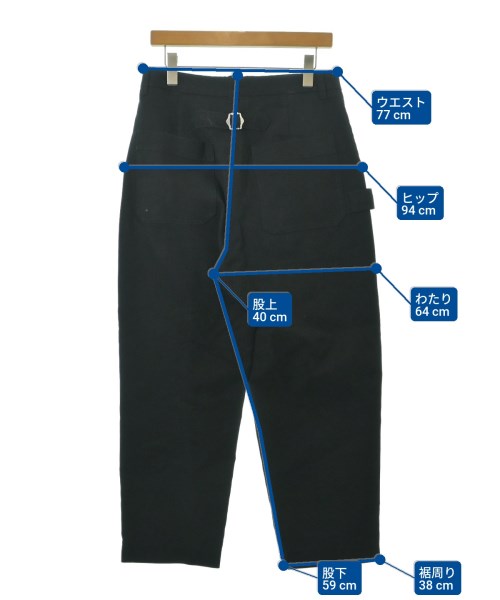 ATELIER BETON（アトリエベトン）チノパン 黒 サイズ:3(L位) メンズ/2200653351155