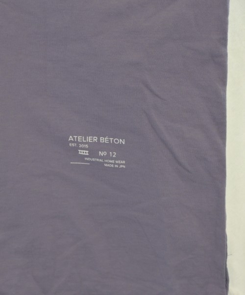 ATELIER BETON（アトリエベトン）Tシャツ・カットソー 紫 サイズ:3(L位) メンズ/2200647165201