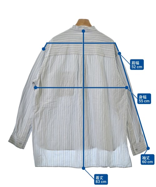 ATELIER BETON（アトリエベトン）カジュアルシャツ グレー サイズ:-(XXL位) メンズ/2200664412074