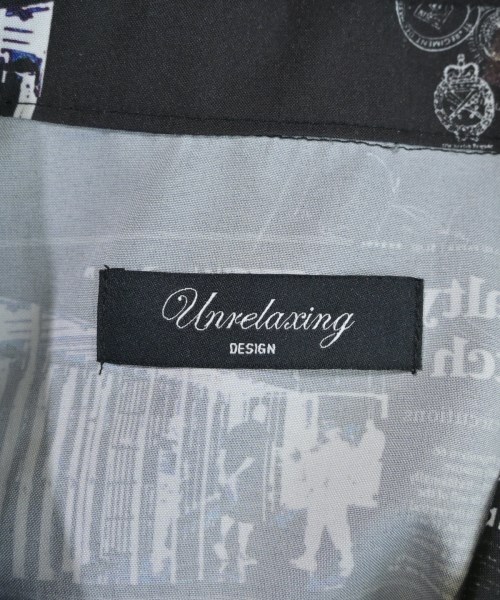 unrelaxing（アンリラクシング）カジュアルシャツ 黒 サイズ:F メンズ/2200660635040