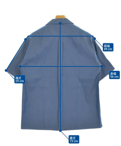 BIOTOP（ビオトープ）カジュアルシャツ 青 サイズ:M メンズ/2200674139138