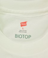 BIOTOP（ビオトープ）Tシャツ・カットソー 白 サイズ:L メンズ/2200699187251
