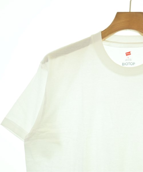 BIOTOP（ビオトープ）Tシャツ・カットソー 白 サイズ:L メンズ/2200699187268