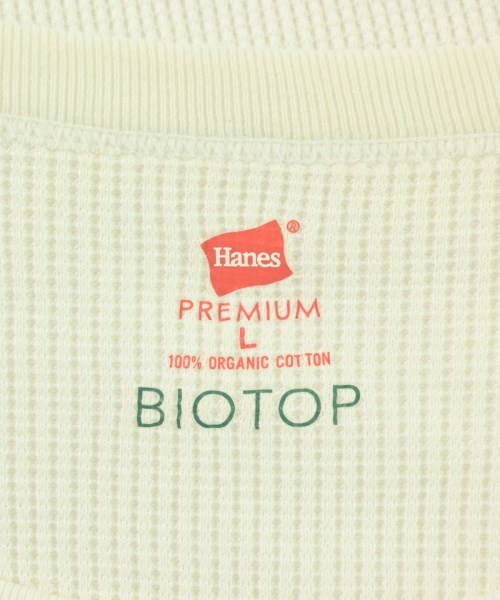 BIOTOP（ビオトープ）Tシャツ・カットソー 白 サイズ:L メンズ/2200721104065