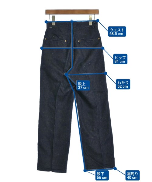 BIOTOP（ビオトープ）デニムパンツ 紺 サイズ:XS レディース/2200711670068