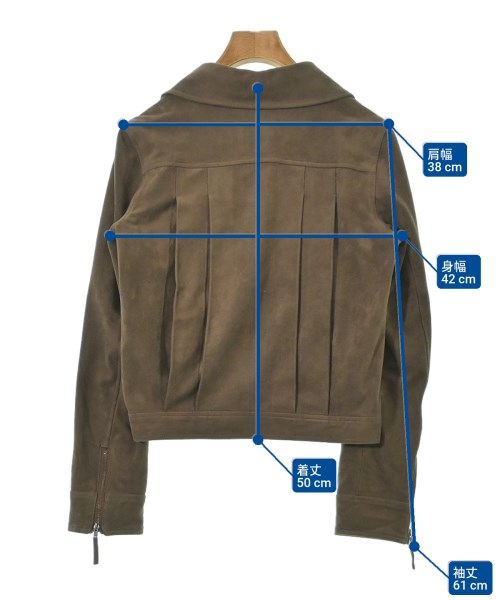 REDYAZEL（レディアゼル）ライダース 茶 サイズ:S レディース/2200637149013