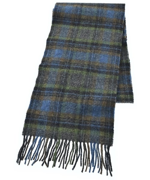 JOHN HANLY(ジョンヘンリー)マフラー 青 サイズ:-/2200671628147