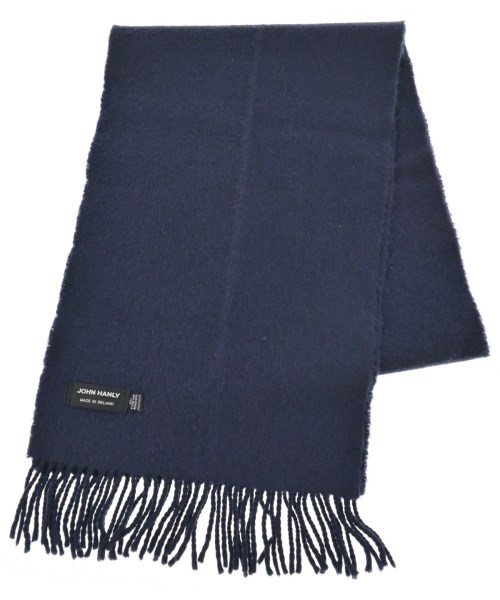 JOHN HANLY(ジョンヘンリー)マフラー 紺 サイズ:-/2200669078152
