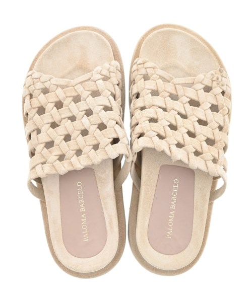 PALOMA BARCELO（パロマバルセロ）サンダル ベージュ サイズ:EU37(23.5cm位) レディース/2200604880079